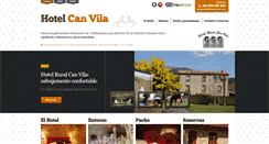 Desktop Screenshot of hotelcanvila.com