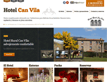 Tablet Screenshot of hotelcanvila.com